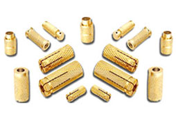 brass slotted anchors